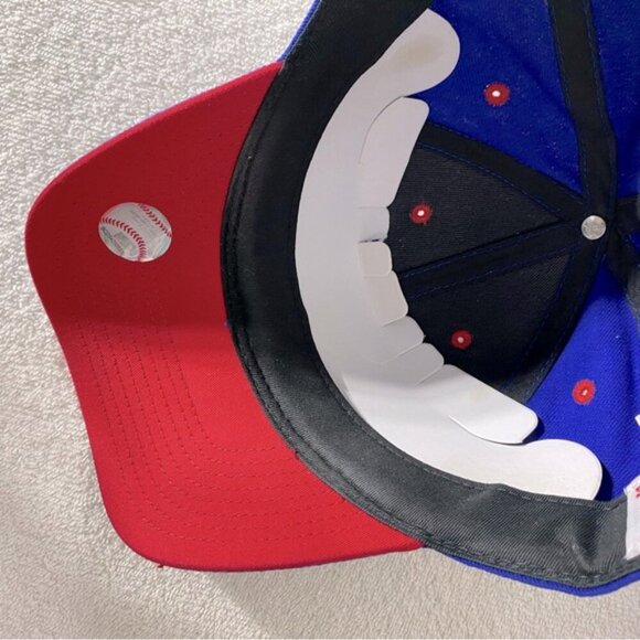 Fan Favorite Blue Red White Blue Jays Baseball Ball Cap - Picture 11 of 13